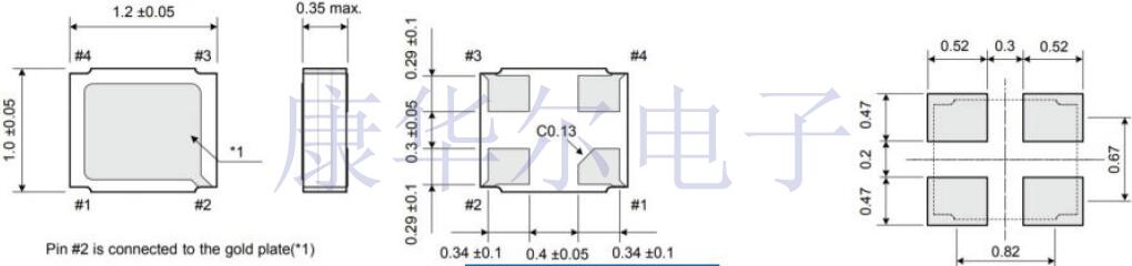 日常推薦ECS品牌1210封裝微型音叉晶體數(shù)據(jù)書